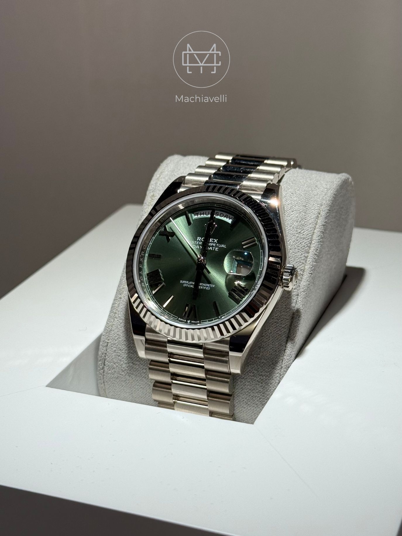 Rolex Daydate White gold